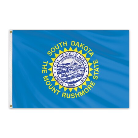 South Dakota Outdoor Poly Max Flag 3'x5'